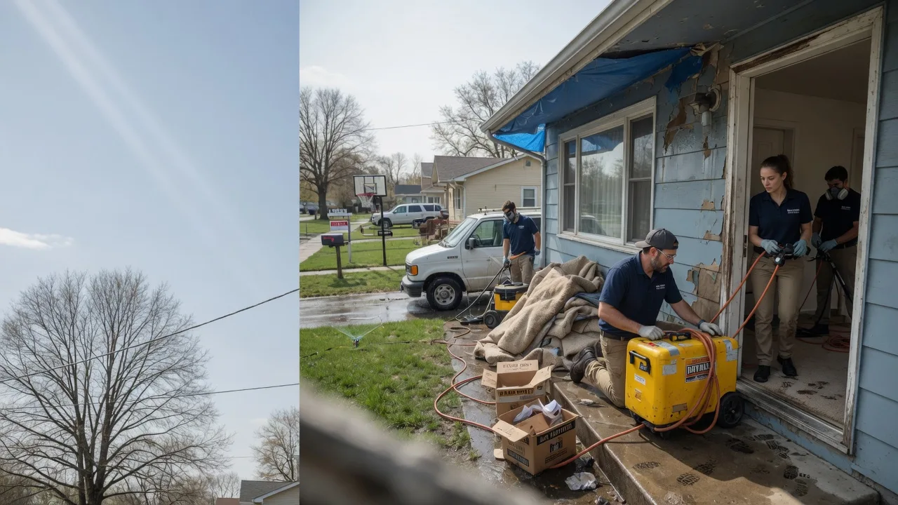 Basement Flood Cleanup in Durham, KS near me